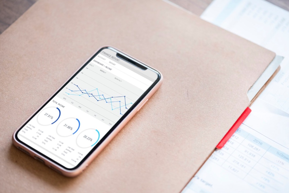 KI Dashboard auf Mobilgerät